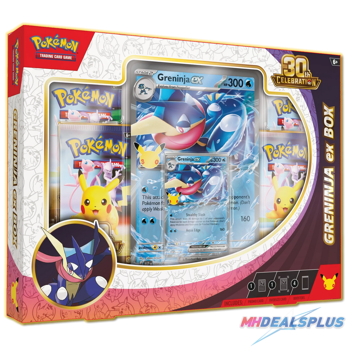 Pre-Order) Pokemon 30th Celebration ex Box Set of 2 (Greninja ex