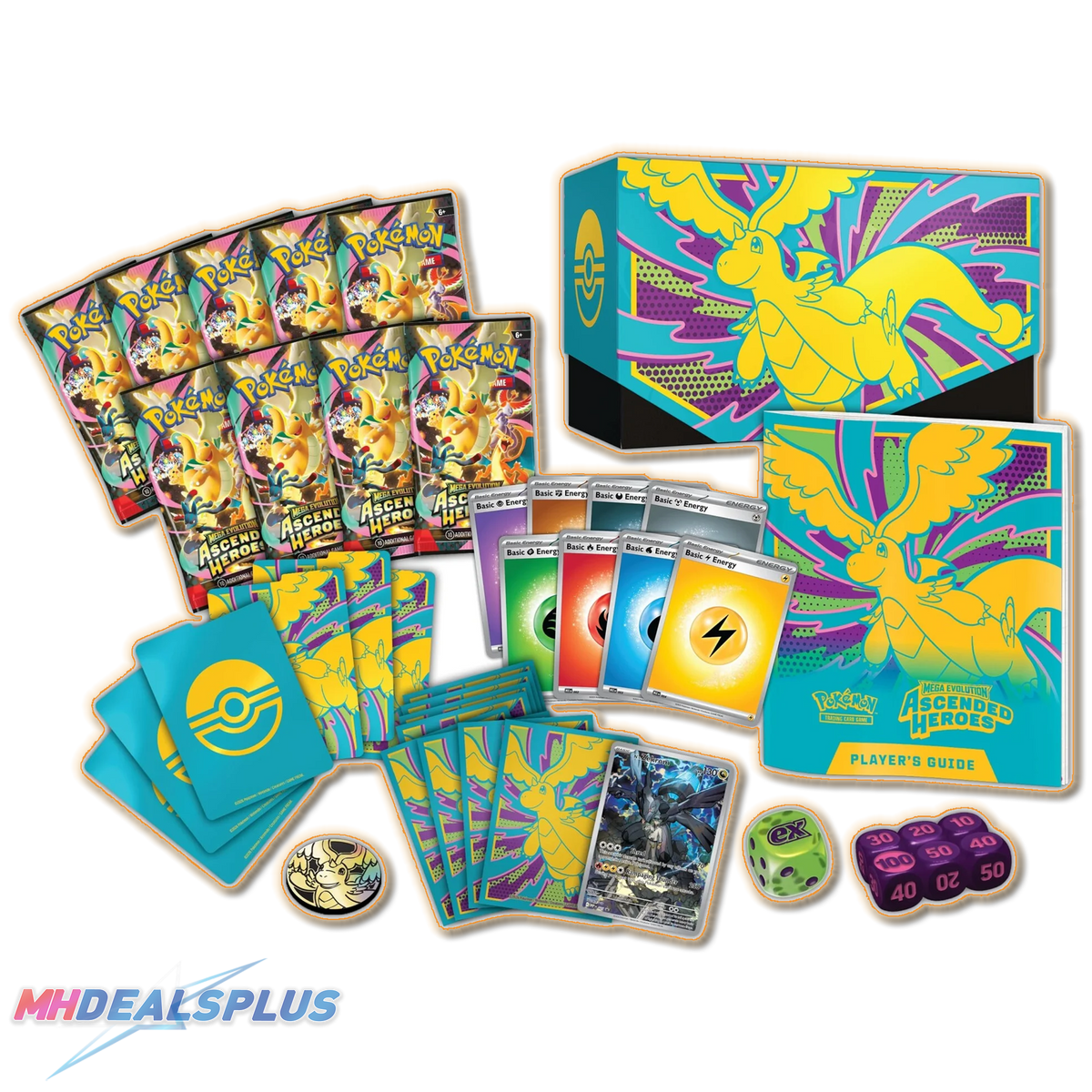 pokemon card elite trainer box Ascended Heroes Sealed Case – MHDEALSPLUS MagEx Confirmed GX and Charizard A fresh chocobo track Color:Shiny Gold