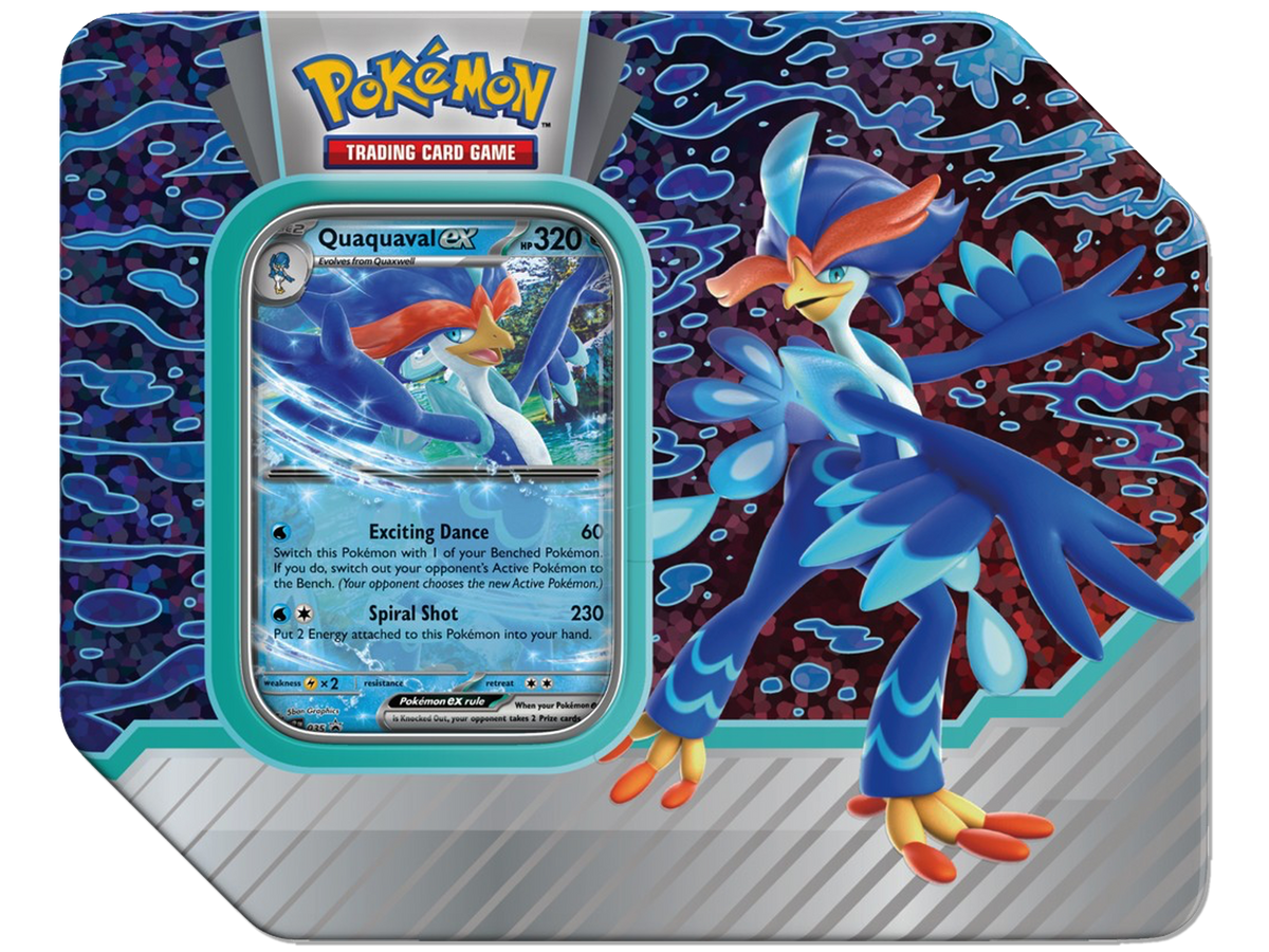 Pokemon Paldea Partners Tin - Quaquaval EX MHDEALSPLUS Pokemon Paldea Partners Tin - Quaquaval EX MHDEALSPLUS