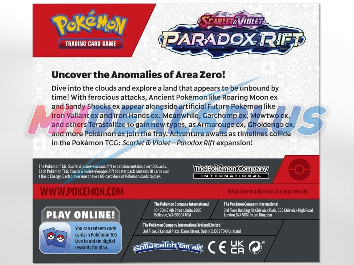Pokemon Paradox Rift Booster Box – MHDEALSPLUS