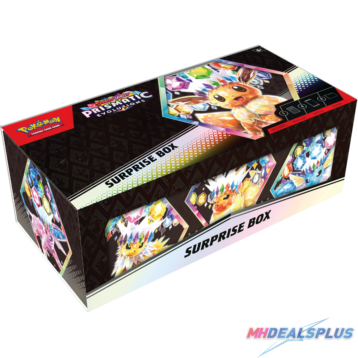 Pokemon Prismatic Evolutions Surprise Box  MHDEALSPLUS