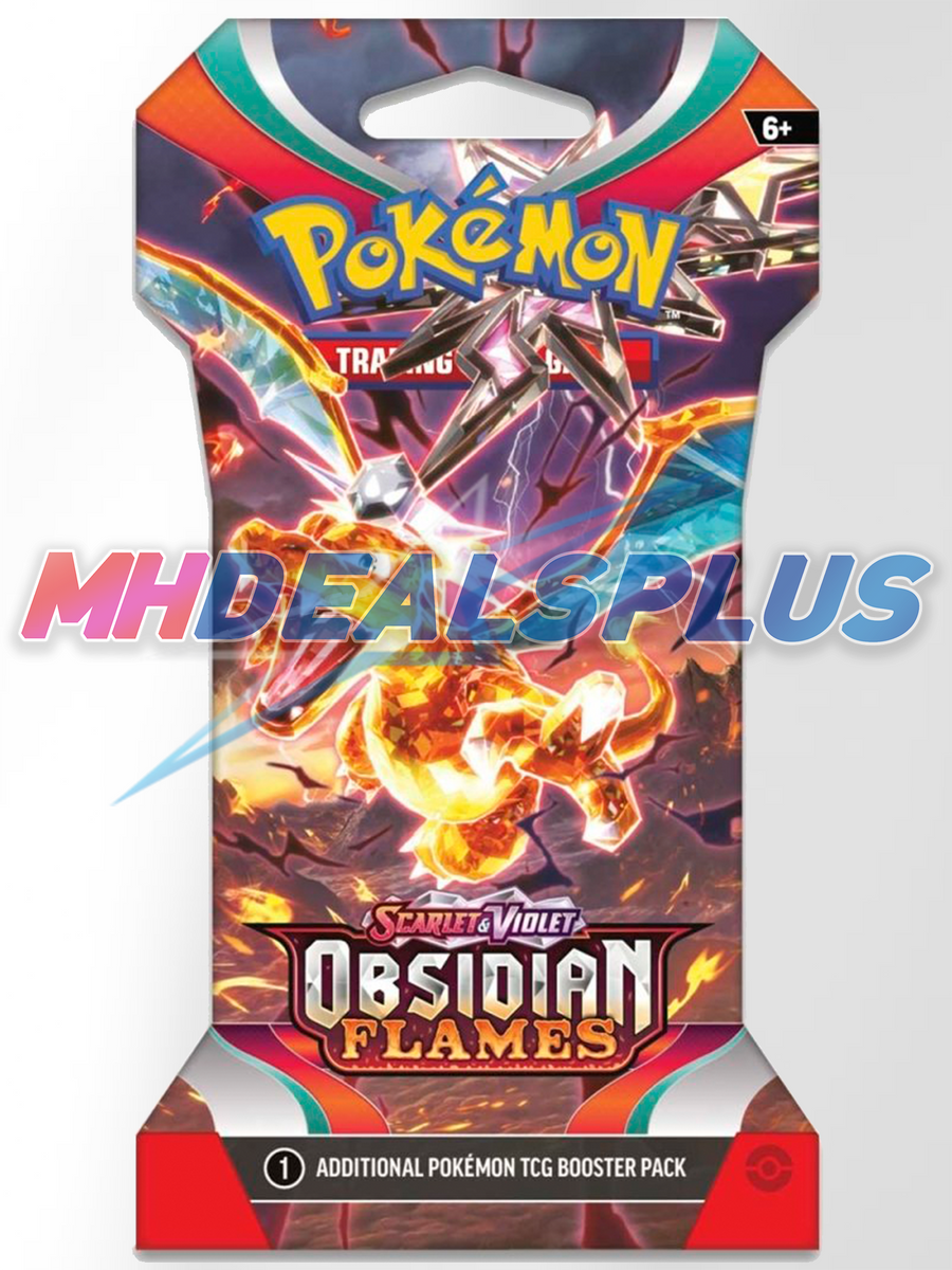 x10 Pokemon Obsidian Flames Sleeved Booster Packs MHDEALSPLUS x10 Pokemon Obsidian Flames Sleeved Booster Packs MHDEALSPLUS
