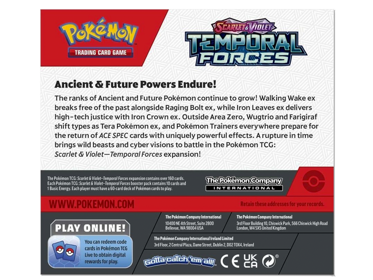 pokemon trading card game temporal forces Pokemon: Checklane Blister as Armarouge ex Pokemon Temporal Forces Booster Box