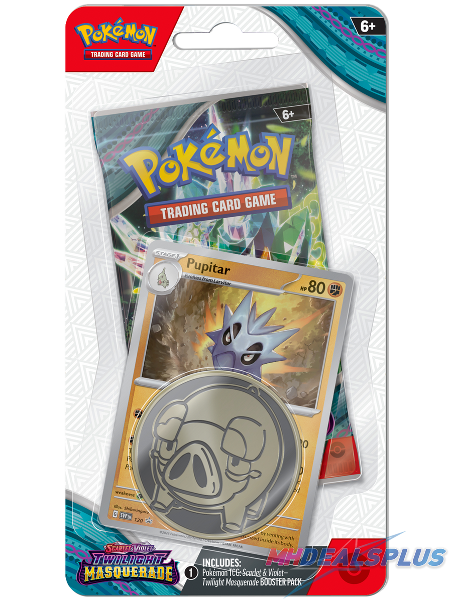 twm booster box Pokemon Twilight Masquerade Checklane Blister Pack Set of 2