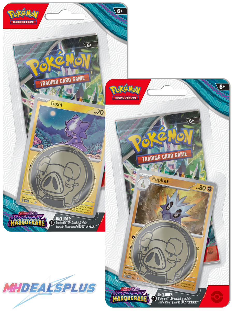 Pokemon Twilight Masquerade Checklane Blister Pack Set of 2 Pokemon Twilight Masquerade Checklane Blister Pack Set of 2