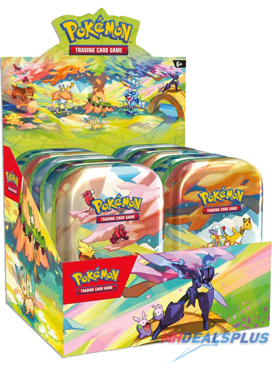 mini pokemon booster box Vibrant Paldea Tins Display Case – MHDEALSPLUS Color:Black/Grey Cosmere RPG: Mistborn Item Shipping This portfolio also includes