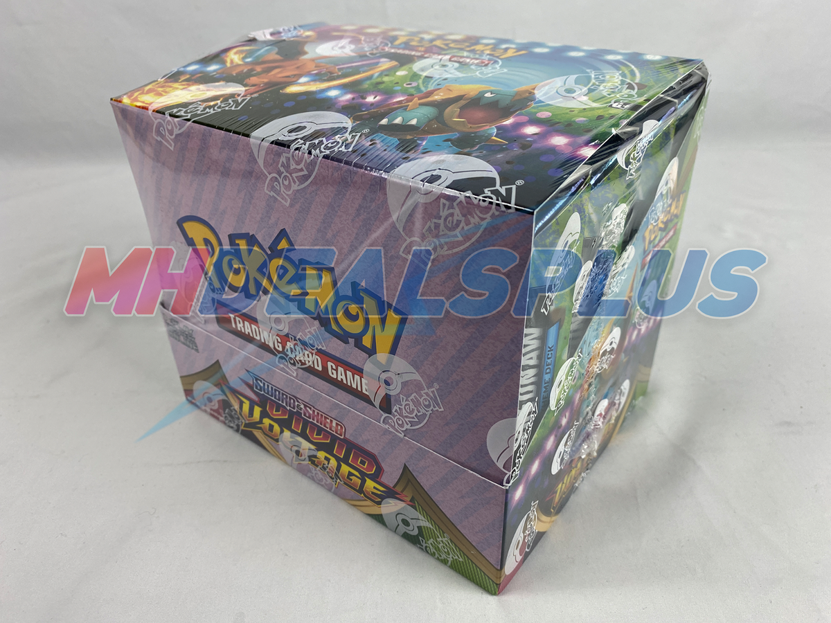 vivid voltage booster display box Pokemon TCG Charizard & Drednaw Theme Deck Sealed Case 1 basic Energy card a 