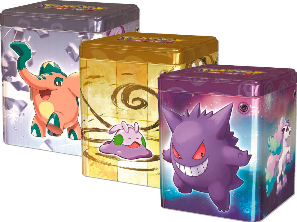Pokemon 2024 Q1 Stacking Tins Set of 3 - 9 Booster Packs – MHDEALSPLUS