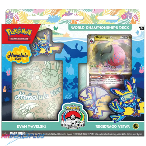 2024 roaring moon pokemon card Pokemon 2024 World Championships Deck Set of 4 (Miraidon, Roaring Moon – MHDEALSPLUS