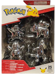 Pokemon 25th Anniversary Edition Silver Action Figure 4-Pack