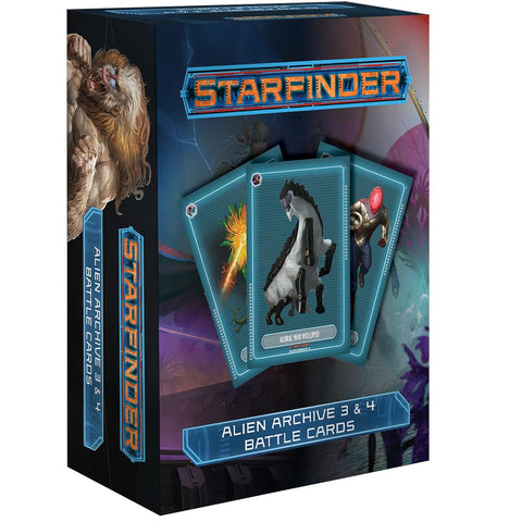 Starfinder Alien Archive 3 & 4 Battle Cards