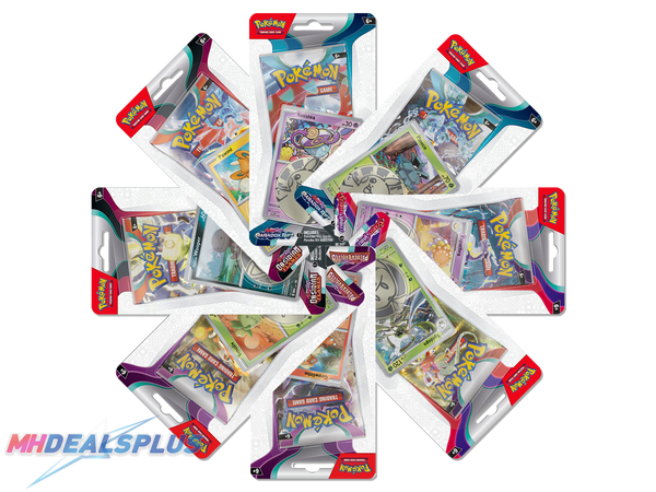 x8 Pokemon Paradox Rift, Obsidian Flames, Paldea Evolved, Scarlet