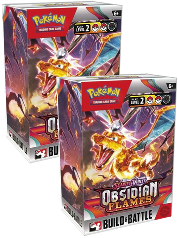 x2 Pokemon Obsidian Flames Build & Battle Boxes