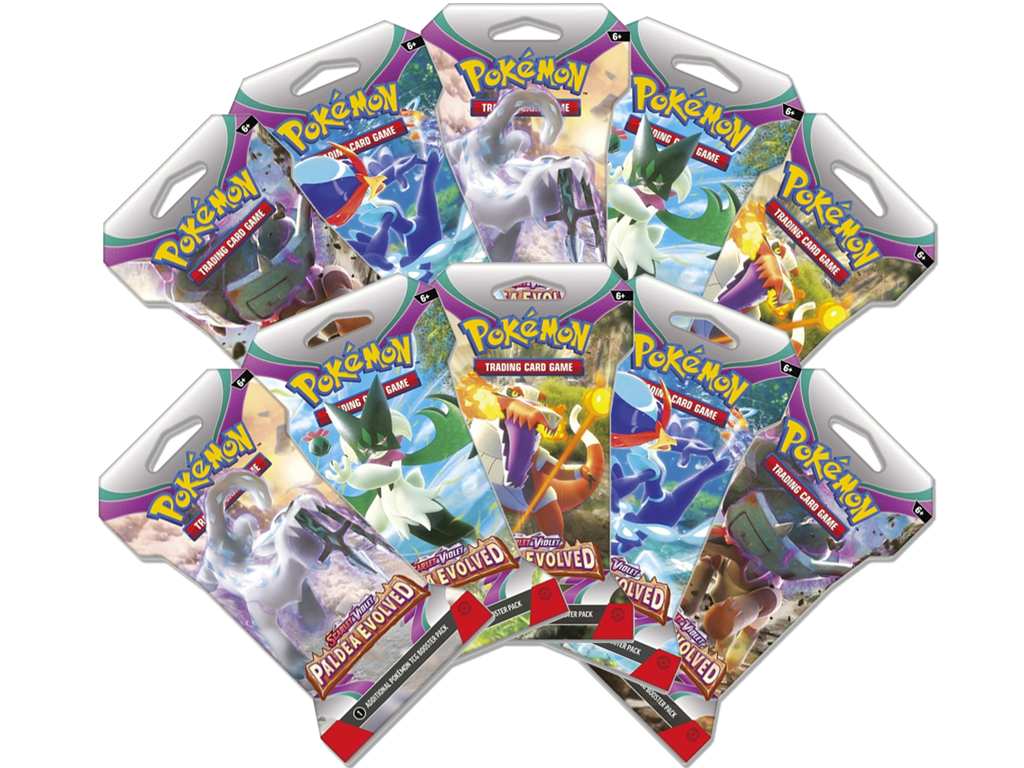 pokemon paldea evolved sleeved booster pack x10 Pokemon Paldea Evolved Sleeved Booster Packs – MHDEALSPLUS