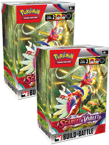 x2 Pokemon Scarlet & Violet Build & Battle Boxes