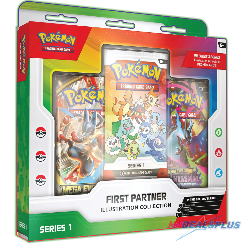 Pre-Order) Pokemon First Partner Illustration Collection Series 1