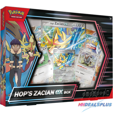 (Pre-Order) Pokemon Hop's Zacian EX Box