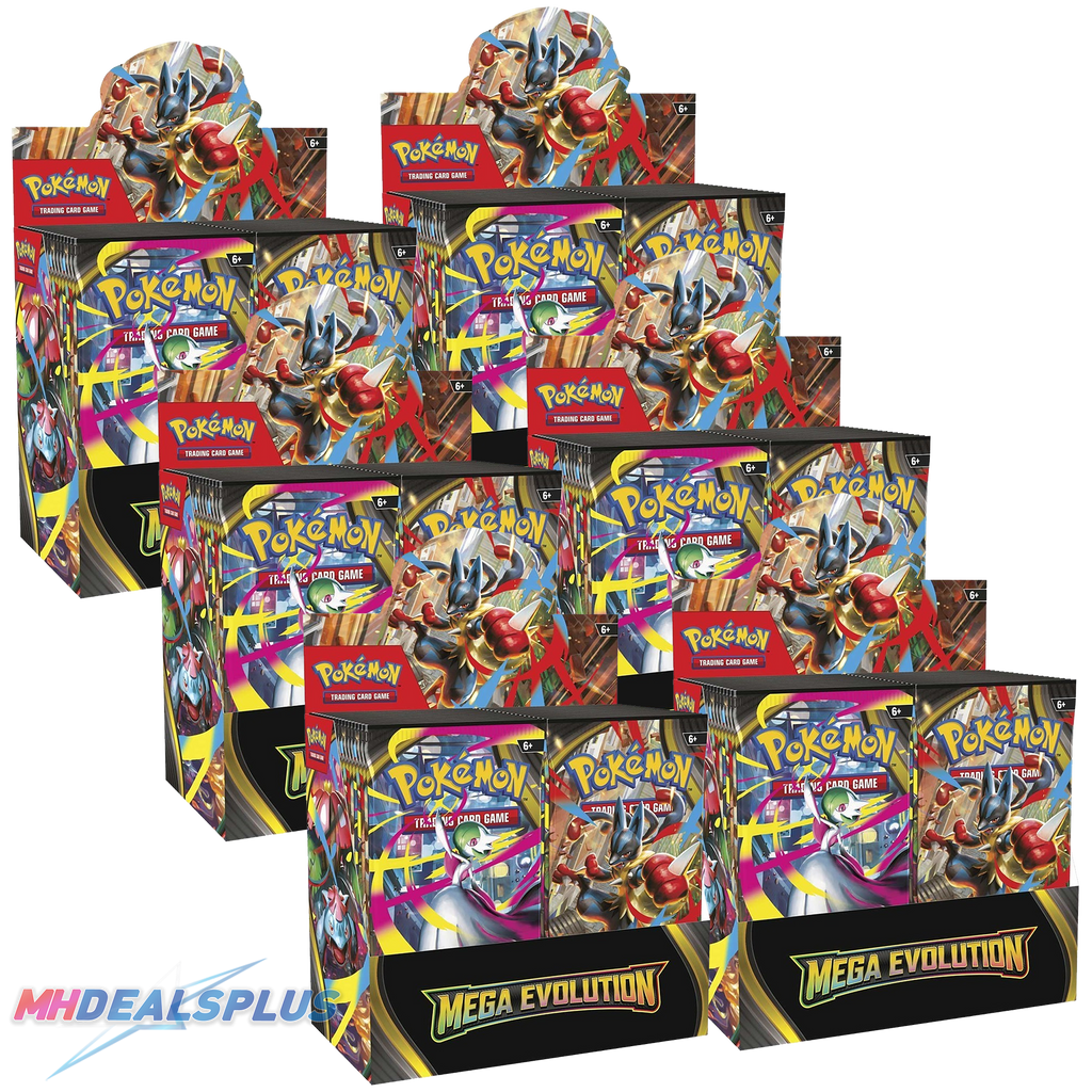 Sealed Magic: The Gathering Booster Boxes Pokemon TCG Mega Evolution Enhanced Booster Box - Sealed, 360 Cards, Fast Shipping Mega Evolutions Booster Display Box Sealed Magic: The Gathering Booster Boxes Pokemon TCG Mega Evolution Enhanced Booster Box - Sealed, 360 Cards, Fast Shipping Mega Evolutions Booster Display Box