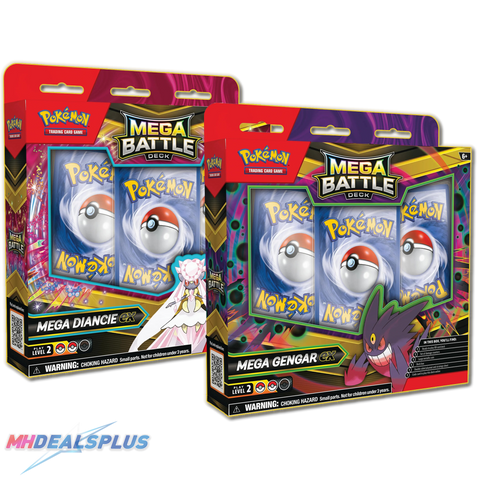(Pre-Order) Pokemon Mega Battle Deck - Mega Gengar ex & Mega Diance ex Set of 2