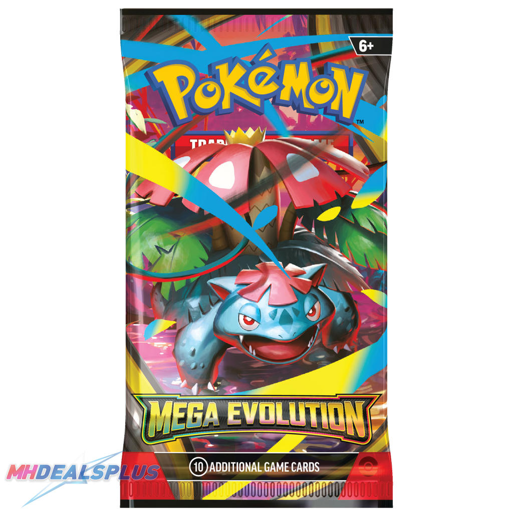 Pokemon Mega Evolution Booster Pack Set of 5 MHDEALSPLUS Pokemon Mega Evolution Booster Pack Set of 5 MHDEALSPLUS