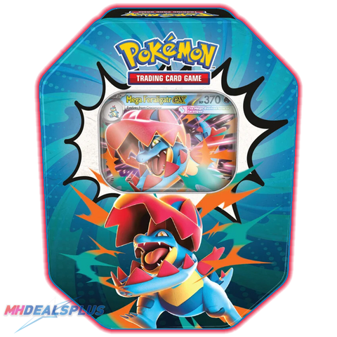 pokmon trading card game 3-booster tin Pokemon TCG Triple Whammy Collector Tin - Tyranitar with 3 Booster Packs