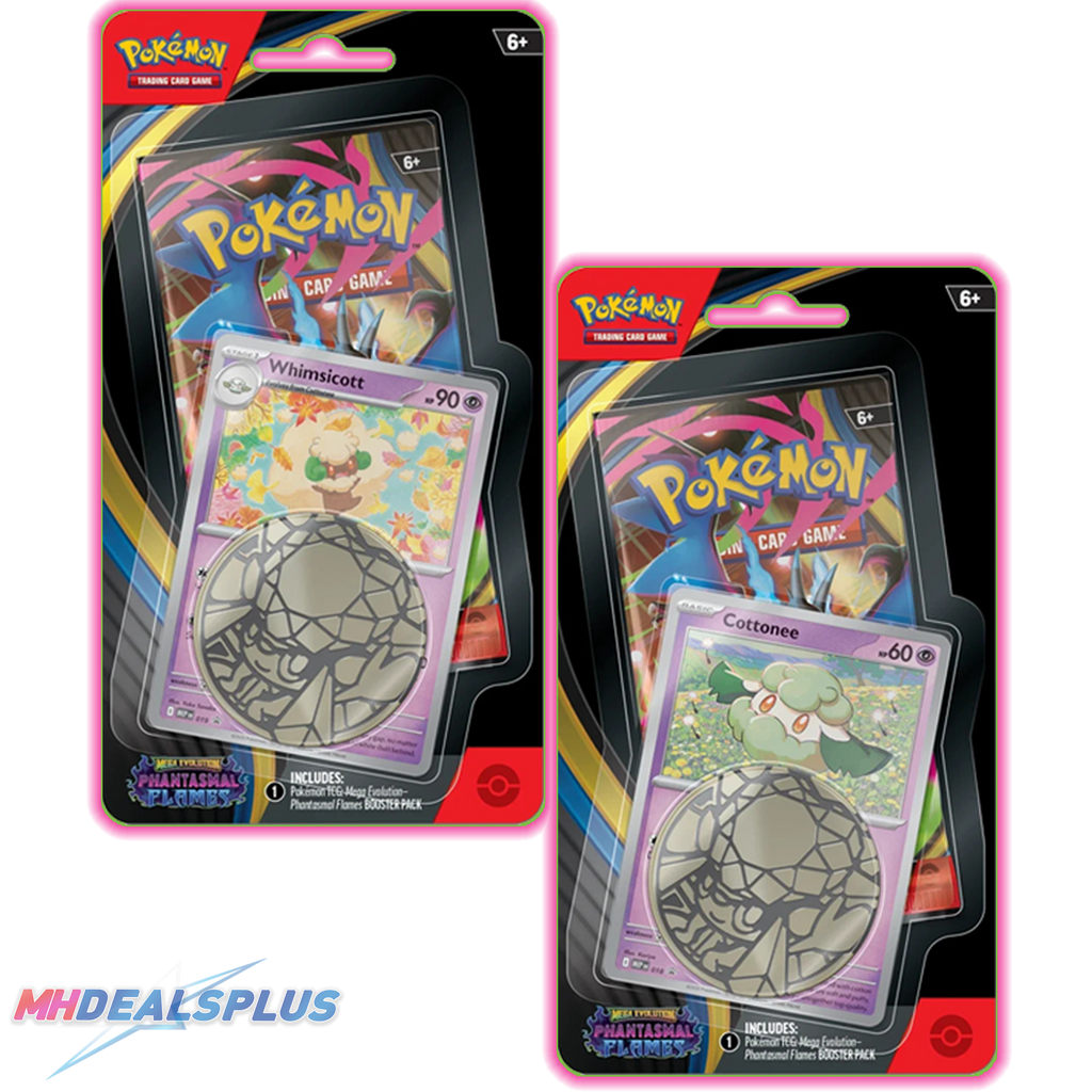 Pokemon Phantasmal Flames Checklane Blister Set of 2 MHDEALSPLUS Pokemon Phantasmal Flames Checklane Blister Set of 2 MHDEALSPLUS
