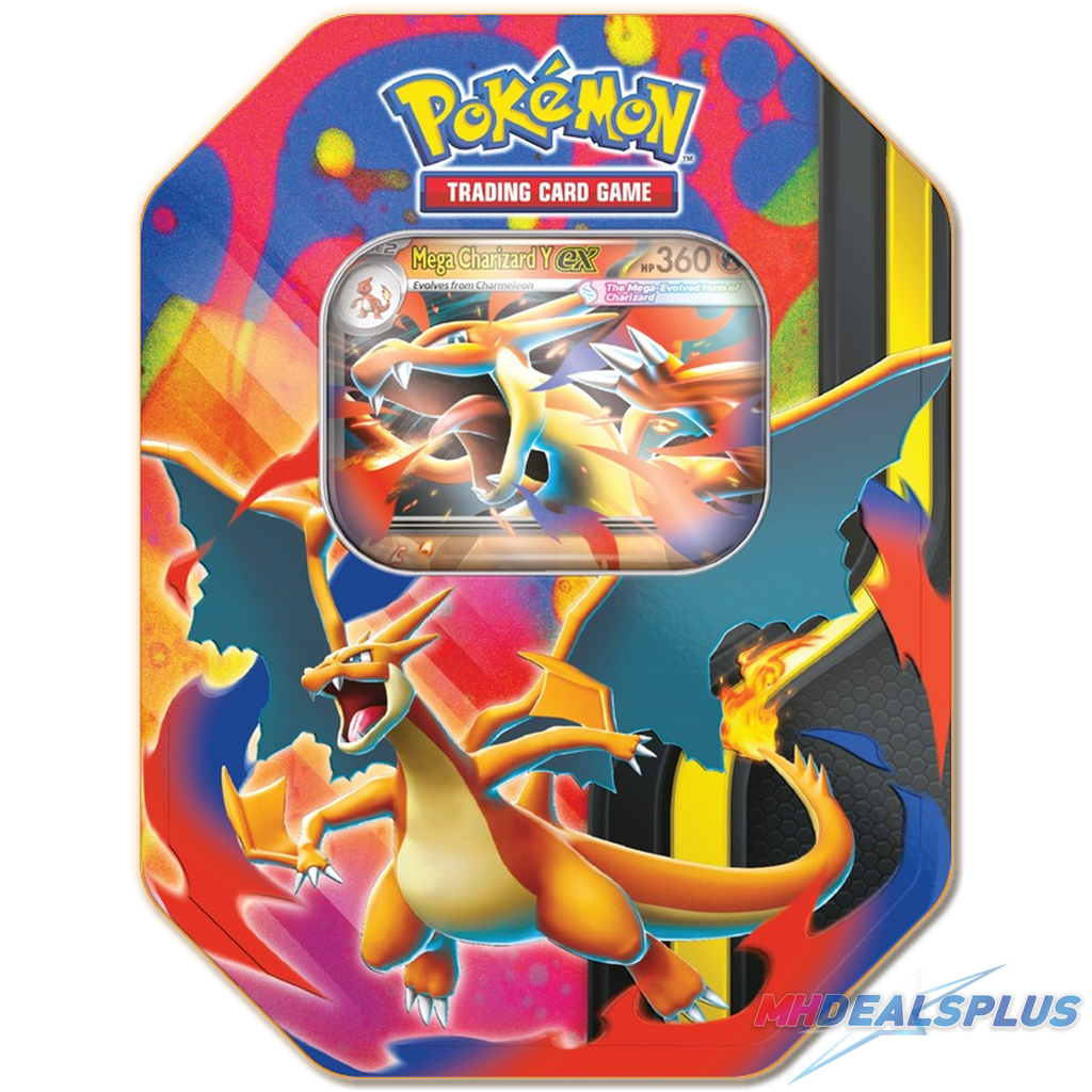 pokemon charizard booster box Pokemon Mega Charizard Tin Set of 2 – MHDEALSPLUS