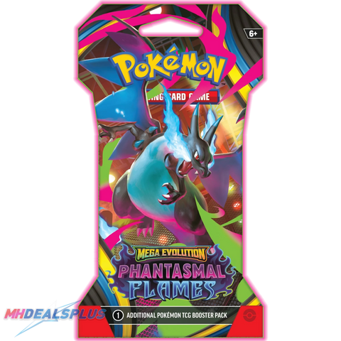 (Pre-Order) Pokemon Phantasmal Flames Sleeved Booster Pack