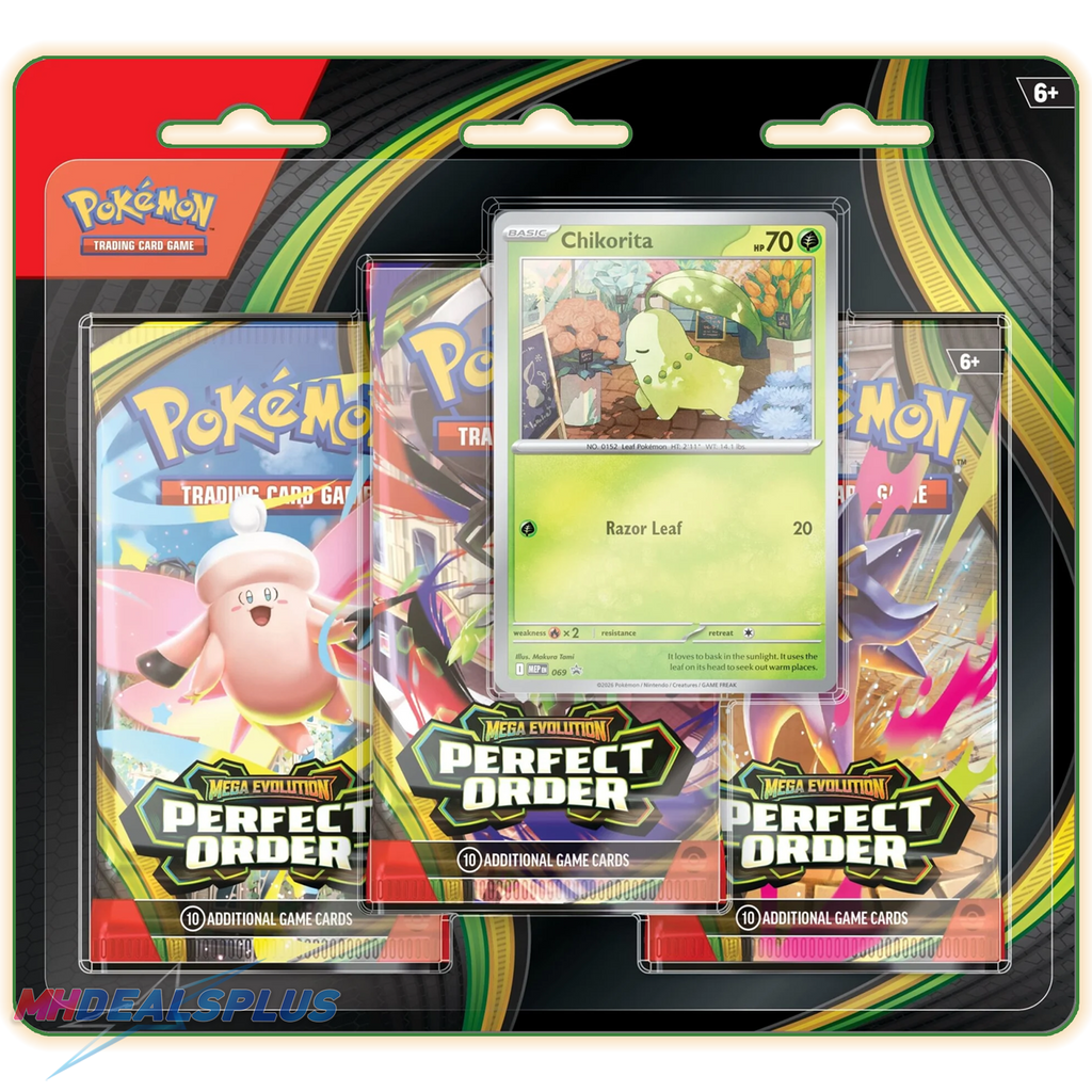 Pokemon Perfect Order 3-Pack Blister – MHDEALSPLUS