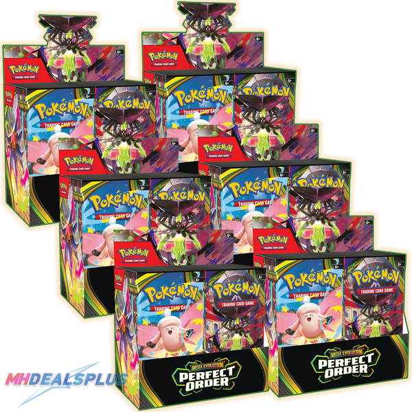 Pokemon Perfect Order Booster Box Sealed Case MHDEALSPLUS Pokemon Perfect Order Booster Box Sealed Case MHDEALSPLUS