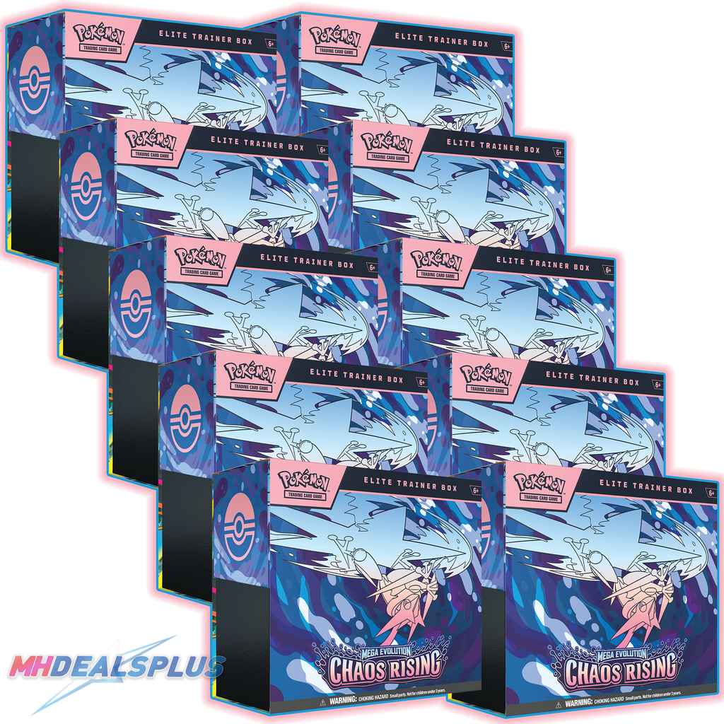 Pokemon Chaos Rising Elite Trainer Box Sealed Case MHDEALSPLUS Pokemon Chaos Rising Elite Trainer Box Sealed Case MHDEALSPLUS