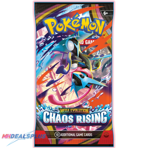 Pokemon Chaos Rising 3-Pack Blister Pack MHDEALSPLUS Pokemon Chaos Rising 3-Pack Blister Pack MHDEALSPLUS