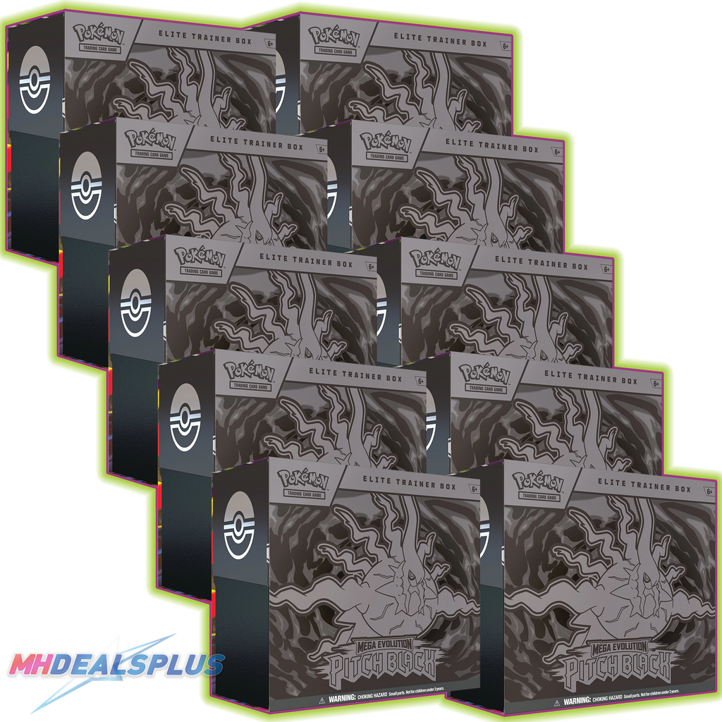 Pre-Order) Pokemon Pitch Black Elite Trainer Box Sealed Case – MHDEALSPLUS