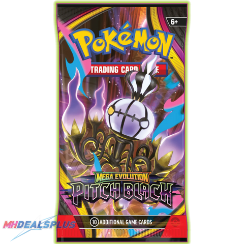 Pre-Order) Pokemon Pitch Black Booster Box Sealed Case MHDEALSPLUS Pre-Order) Pokemon Pitch Black Booster Box Sealed Case MHDEALSPLUS