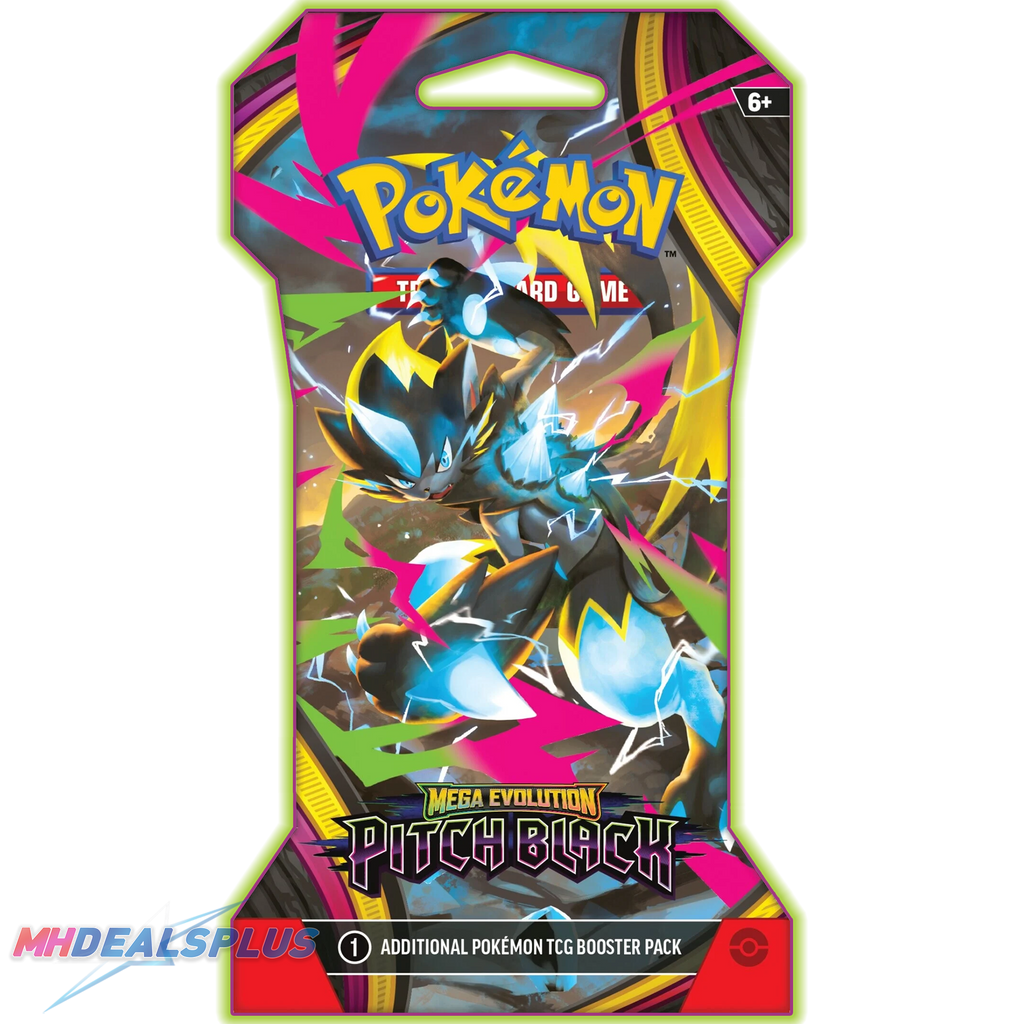 Pre-Order) Pokemon Pitch Black Sleeved Booster Pack – MHDEALSPLUS