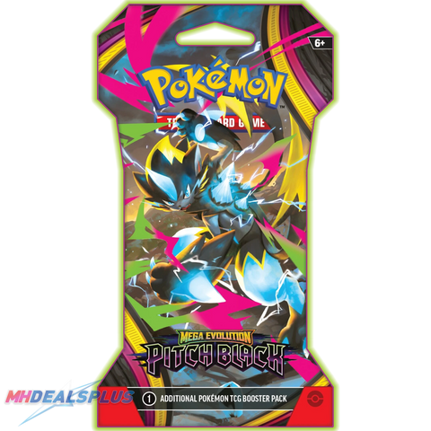 pokemon scarlet violet booster box case Pre-Order) Pokemon Pitch Black Sleeved Booster Pack – MHDEALSPLUS