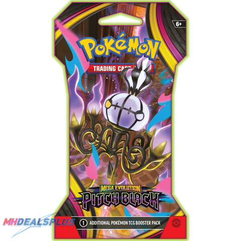 price of pokemon card packs Pre-Order) Pokemon Pitch Black Sleeved Booster Pack – MHDEALSPLUS