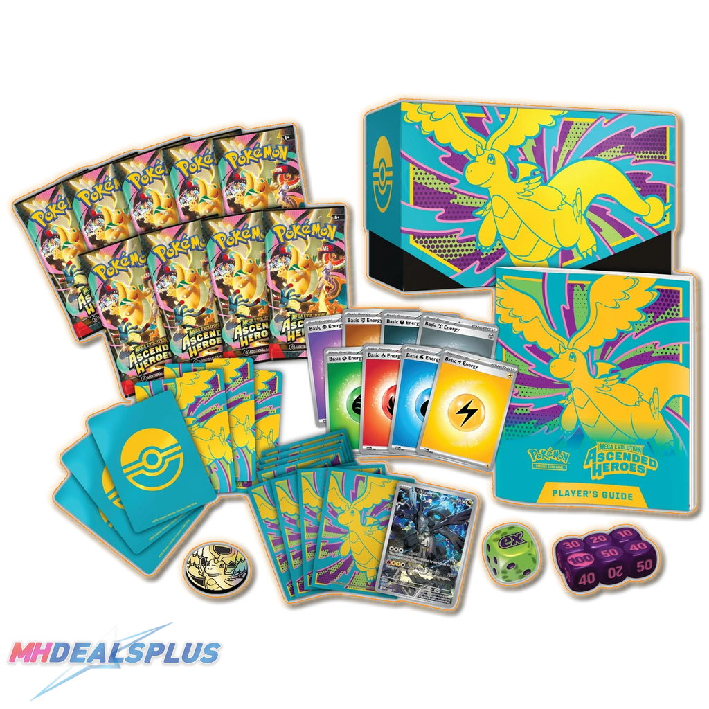 pokemon card elite trainer boxes Pokemon Ascended Heroes Elite Trainer Box – MHDEALSPLUS