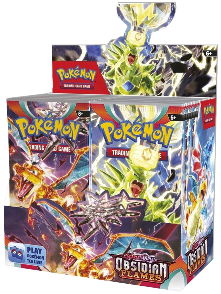 Pokemon Obsidian Flames Booster Box MHDEALSPLUS Pokemon Obsidian Flames Booster Box MHDEALSPLUS