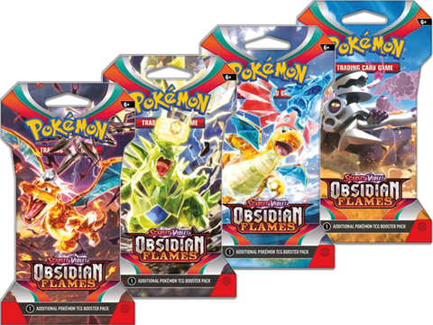 Pokemon Obsidian Flames Sleeved Booster Pack