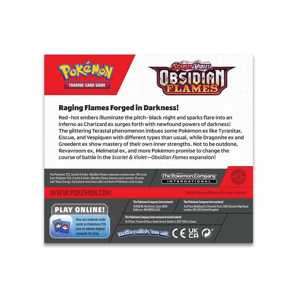 Pokemon Obsidian Flames Booster Box MHDEALSPLUS Pokemon Obsidian Flames Booster Box MHDEALSPLUS