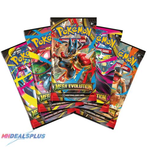 Pokemon Mega Evolution Booster Pack Set of 5 [BLACK FRIDAY 2025]