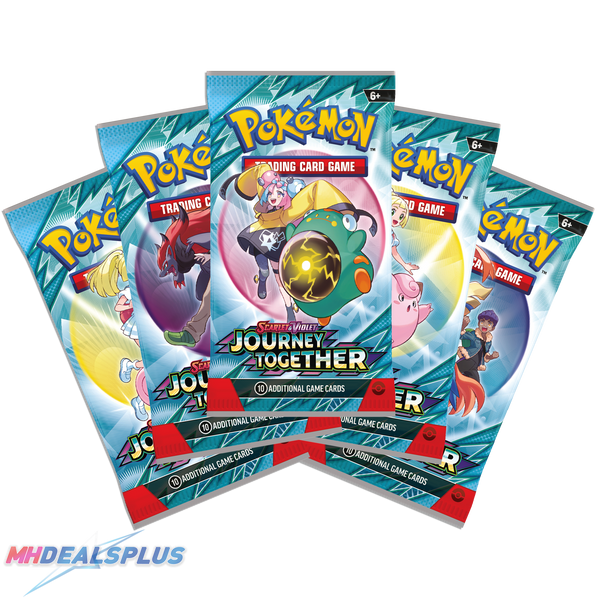journey together card binder Pokemon Journey Together Booster Pack Set of 5 – MHDEALSPLUS