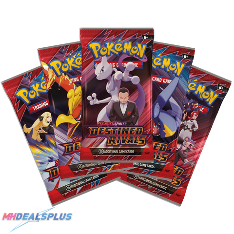Pokemon Destined Rivals Booster Pack Set of 5 [BLACK FRIDAY 2025]