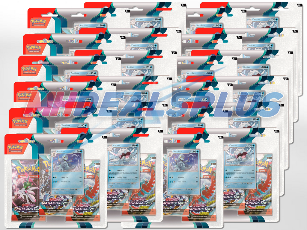 Pokemon Paradox Rift 3-Pack Blister Sealed Case