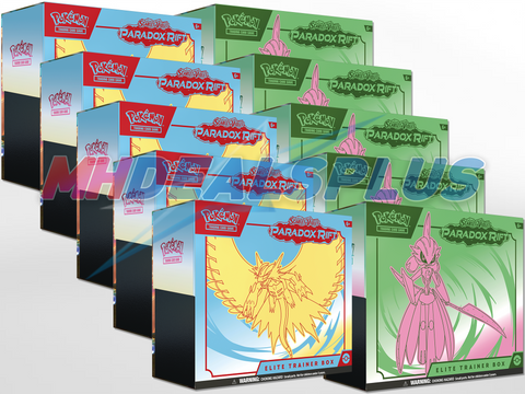 Pokemon Paradox Rift Elite Trainer Box Sealed Case - 10 Boxes | 90 Booster Packs