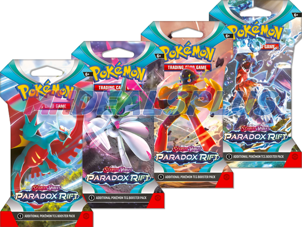 Pokemon Paradox Rift Sleeved Booster Pack MHDEALSPLUS Pokemon Paradox Rift Sleeved Booster Pack MHDEALSPLUS
