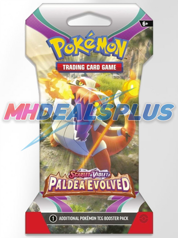 pokemon paldea evolved sleeved booster pack x10 Pokemon Paldea Evolved Sleeved Booster Packs – MHDEALSPLUS