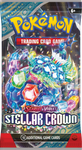 Pokemon Stellar Crown Booster Packs Set of 10