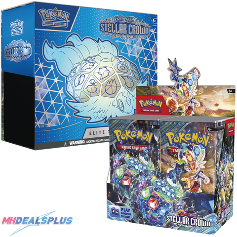 Pokemon Stellar Crown Booster Box + Elite Trainer Box